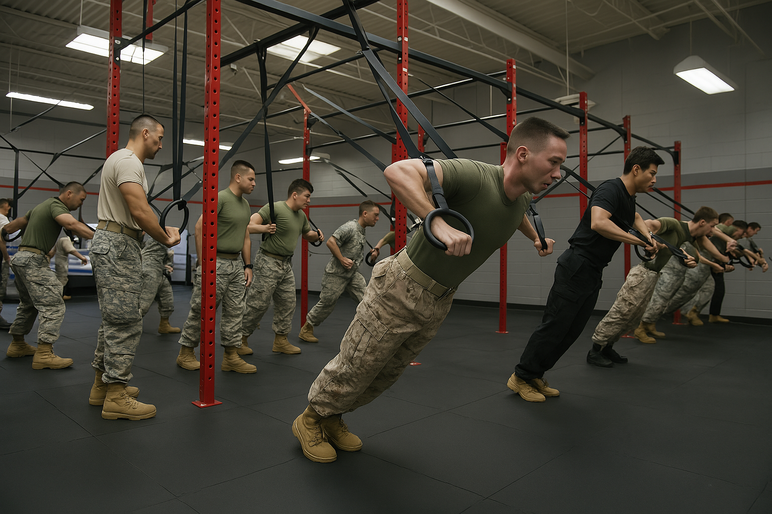 Entrenamiento funcional militar